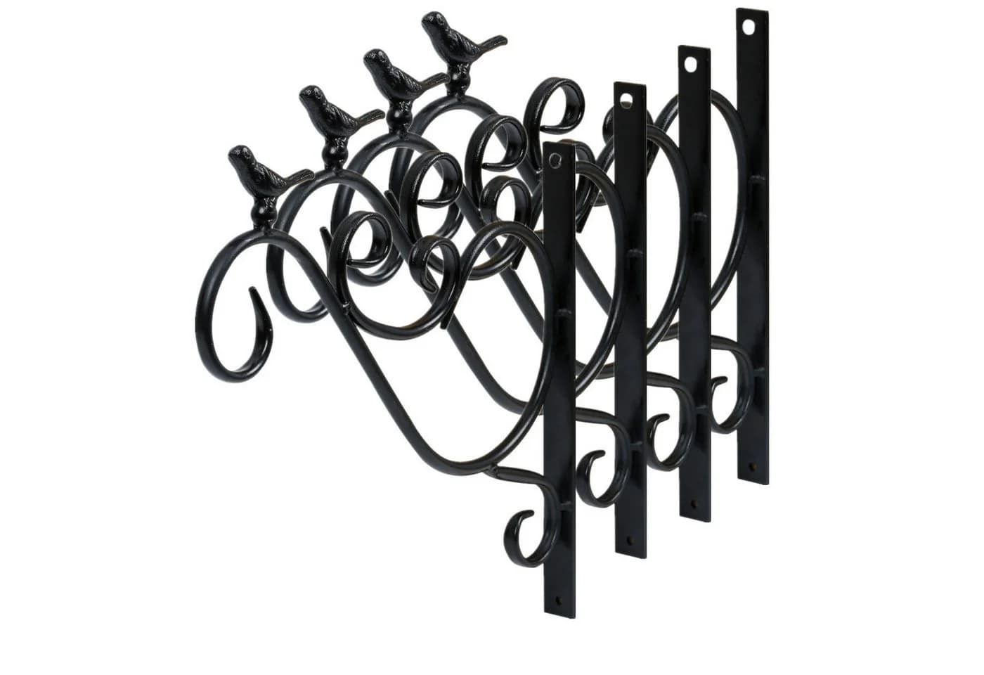 Clanmacy Wandhaken 8x Haken Schwarz Gusseisen - Bild 2