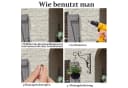 Clanmacy Wandhaken 8x Haken Schwarz Gusseisen Bild 3