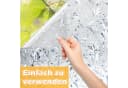 Clanmacy Selbstklebende Fensterfolie Milchglasoptik Sichtschutz Bild 1