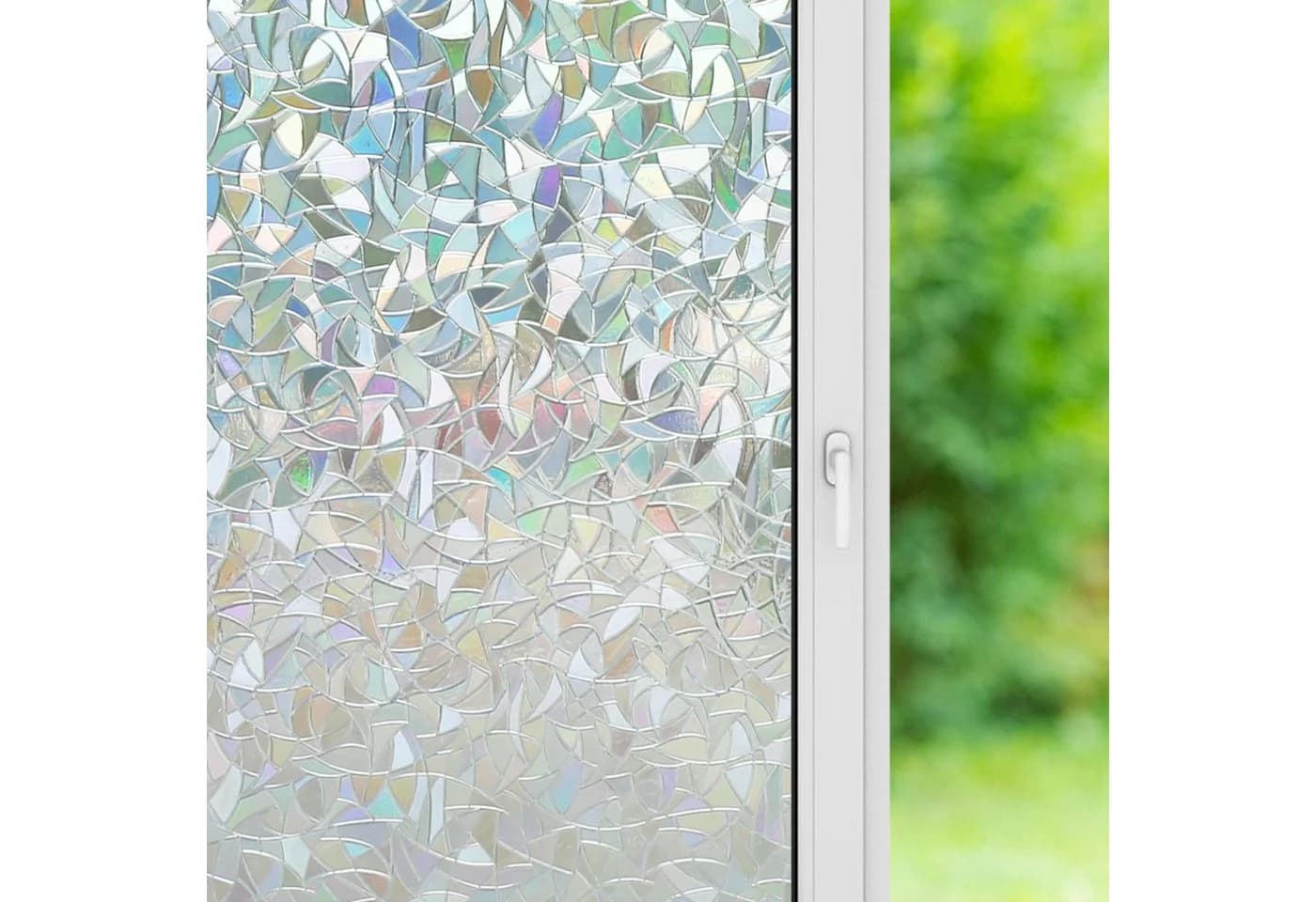 Clanmacy Fensterfolie Milchglasfolie Sichtschutzfolie Selbstklebend 60,90cm