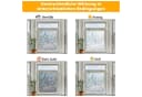 Clanmacy Fensterfolie Milchglasfolie Sichtschutzfolie Selbstklebend 60,90cm Bild 4