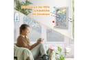 Clanmacy Fensterfolie Milchglasfolie Sichtschutzfolie Selbstklebend 60,90cm Bild 5
