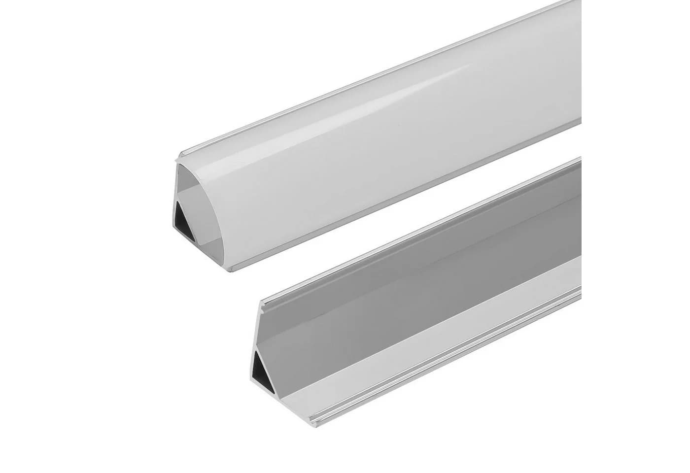 Clanmacy LED-Profil 10x 1m Aluminium Schiene Weiß/Silber - Bild 2