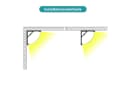Clanmacy LED-Profil 10x 1m Aluminium Schiene Weiß/Silber Bild 4