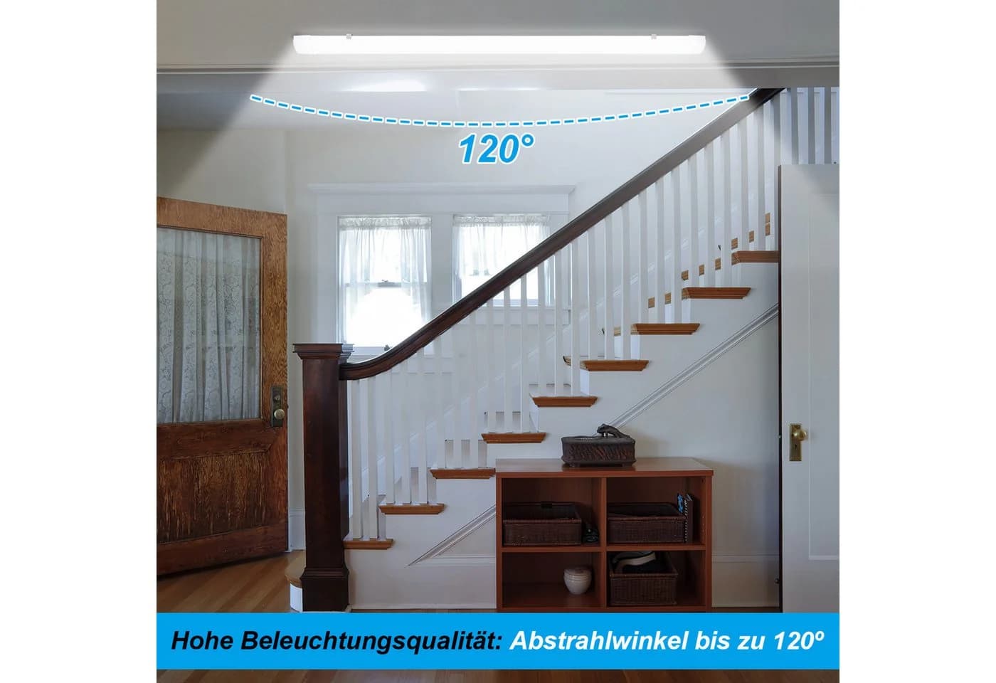Clanmacy Außen-Deckenleuchte LED Feuchtraumleuchte 18W - Bild 3