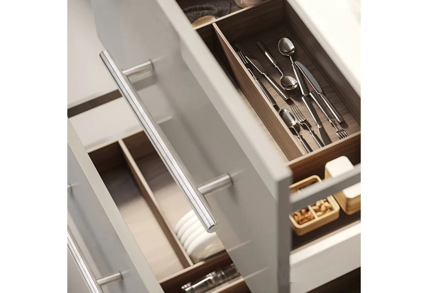 Clanmacy Edelstahl Möbelgriff Stangengriff Modern Silber - Bild 3