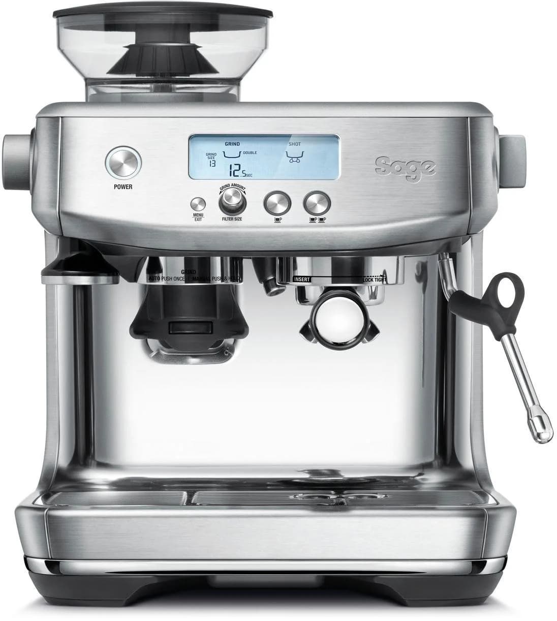 SAGE The Barista Pro Espressomaschine Edelstahl