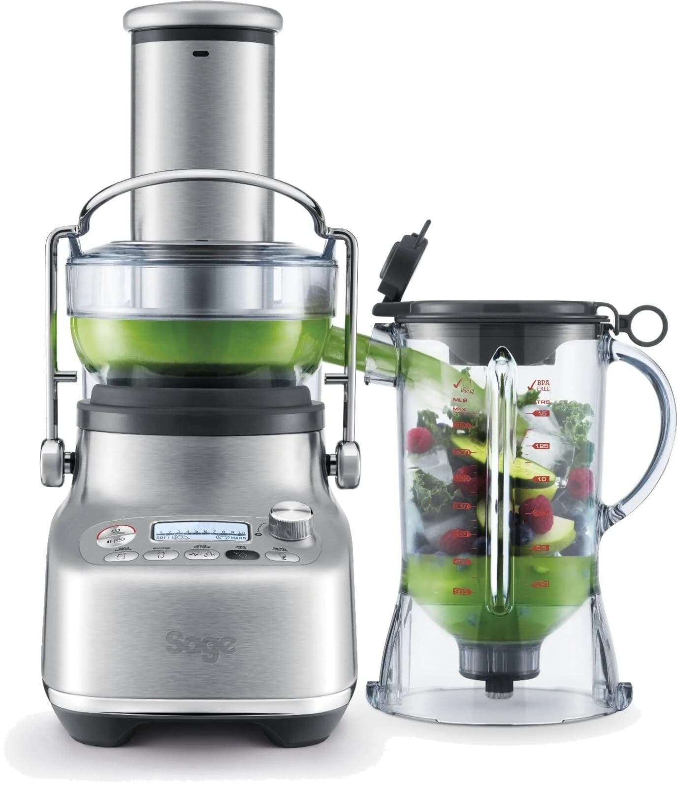 SAGE Entsafter SJB815BSS 3X Bluicer Pro Edelstahl