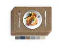 Vivi Idee Platzset 4er Set Kunstleder Dunkelbraun Bild 2