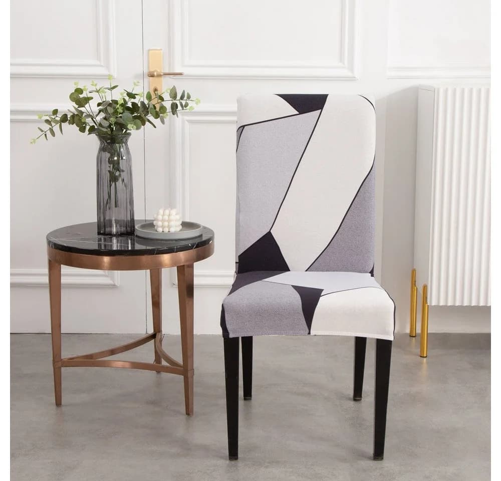 Vivi Idee Stuhlbezug Set 4/6er Elastisch Waschbar Polyester - Bild 5