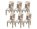 Vivi Idee Stuhlbezug 4/6er Set Elastisch Waschbar Polyester Bild 2