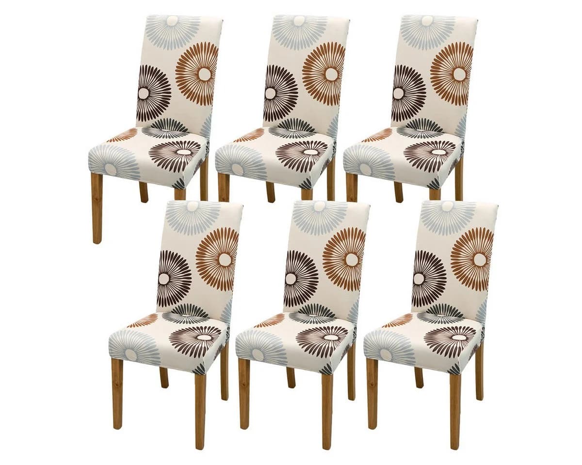 Vivi Idee Stuhlbezug 4/6er Set Elastisch Waschbar Polyester - Bild 2
