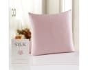 Vivi Idee Kissenbezug 100 % Maulbeerseide 22 Momme Satin Luxus 40x40cm Rosa Bild 2