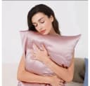 Vivi Idee Kissenbezug 100 % Maulbeerseide 22 Momme Satin Luxus 40x40cm Rosa Bild 4