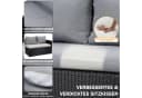 MeXo Gartenlounge-Set 7-tlg. Schwarz/Grau Polyrattan Bild 5