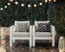 MeXo Gartenlounge-Set XXL Aluminium Outdoor Cremeweiß Bild 1