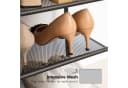 Hoobro Schuhregal 10 Ebenen Rustikales Braun Schwarz Bild 5