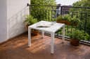 MeXo Gartenlounge-Set Aluminium Wetterfest Couchtisch Weiss Bild 2