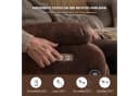 Happy Home Elektrischer Relaxsessel Braun mit Aufstehhilfe & Massage Bild 4