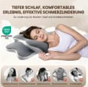 Kityhome Orthopädisches Nackenstützkissen Memory Foam Grau Bild 4