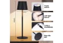 Kityhome Nachttischlampe 2Set LED-Tischlampen Dreifarbiges Dimmbares Licht 6000 mAh Bild 1
