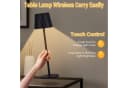Kityhome Nachttischlampe 2Set LED-Tischlampen Dreifarbiges Dimmbares Licht 6000 mAh Bild 3