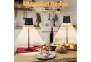 Kityhome Nachttischlampe 2Set LED-Tischlampen Dreifarbiges Dimmbares Licht 6000 mAh Bild 4