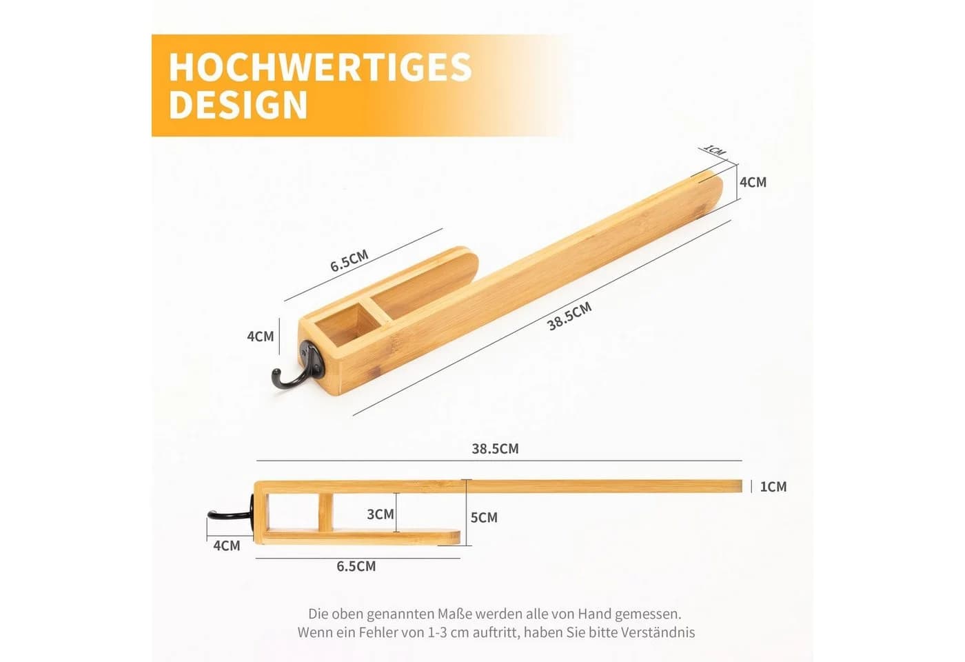 AdelDream Handtuchhalter aus Bambus - Bild 3