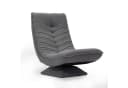 HappyHome Relaxsessel Grau Schwarz Weiß Verstellbar Klappbar Bild 2