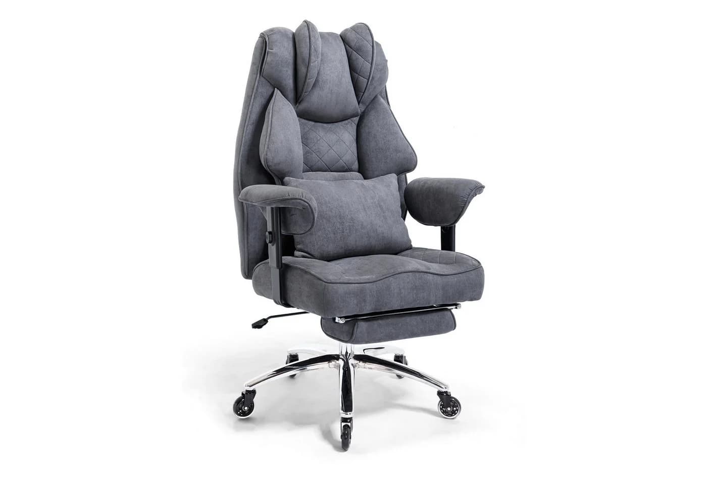 Happy Home Ergonomischer Bürostuhl 200kg – Chefsessel mit Fußstütze - Bild 2