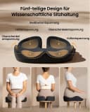 ProtoArc Sitzkissen Orthopädisch Memory Foam Schwarz Anti-Rutsch Bild 3