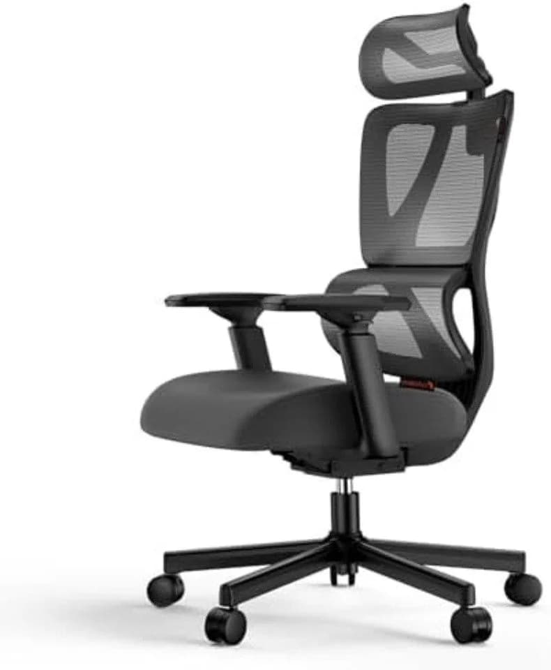 ProtoArc EC100 Bürostuhl Schwarz Ergonomisch Mesh mit Federkissen - Bild 2