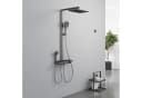 EMKE Duschsystem mit Thermostat und Bluetooth Anthrazit Matt Bild 2