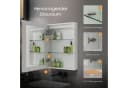 EMKE Spiegelschrank mit LED-Beleuchtung, Touch-Schalter, 3 Lichtfarben, Doppelseitiger Spiegel Bild 5