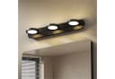 EMKE LED Wandleuchte 3-flammig Schwarz Mattiert 4000K Neutralweiß Bild 1