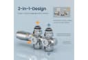 EMKE Heizkörperthermostat Multiblock Set für Heizkörper Anschlussarmatur Ventil mit Thermostat Bild 1