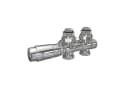 EMKE Heizkörperthermostat Multiblock Set für Heizkörper Anschlussarmatur Ventil mit Thermostat Bild 2