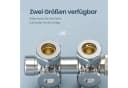 EMKE Heizkörperthermostat Multiblock Set für Heizkörper Anschlussarmatur Ventil mit Thermostat Bild 4