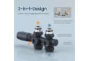 EMKE Heizkörperthermostat Multiblock Set Messing Chrom Anthrazit Weiß Bild 1