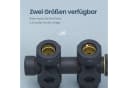EMKE Heizkörperthermostat Multiblock Set Messing Chrom Anthrazit Weiß Bild 4