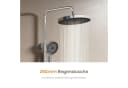 EMKE Duschsystem Thermostat Regendusche Set Chrom Bild 1