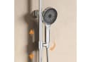 EMKE Duschsystem Thermostat Regendusche Set Chrom Bild 5