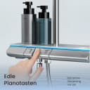 EMKE Duschsystem Thermostat mit LED-Beleuchtung und 3 Strahlmodi Bild 4