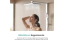 EMKE Duschsystem mit Thermostat, 4 Strahlarten, Regendusche 36x24cm, Glasablage Bild 1