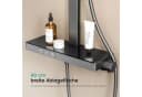 EMKE Duschsystem mit Thermostat, Regendusche und Glasablage Bild 3