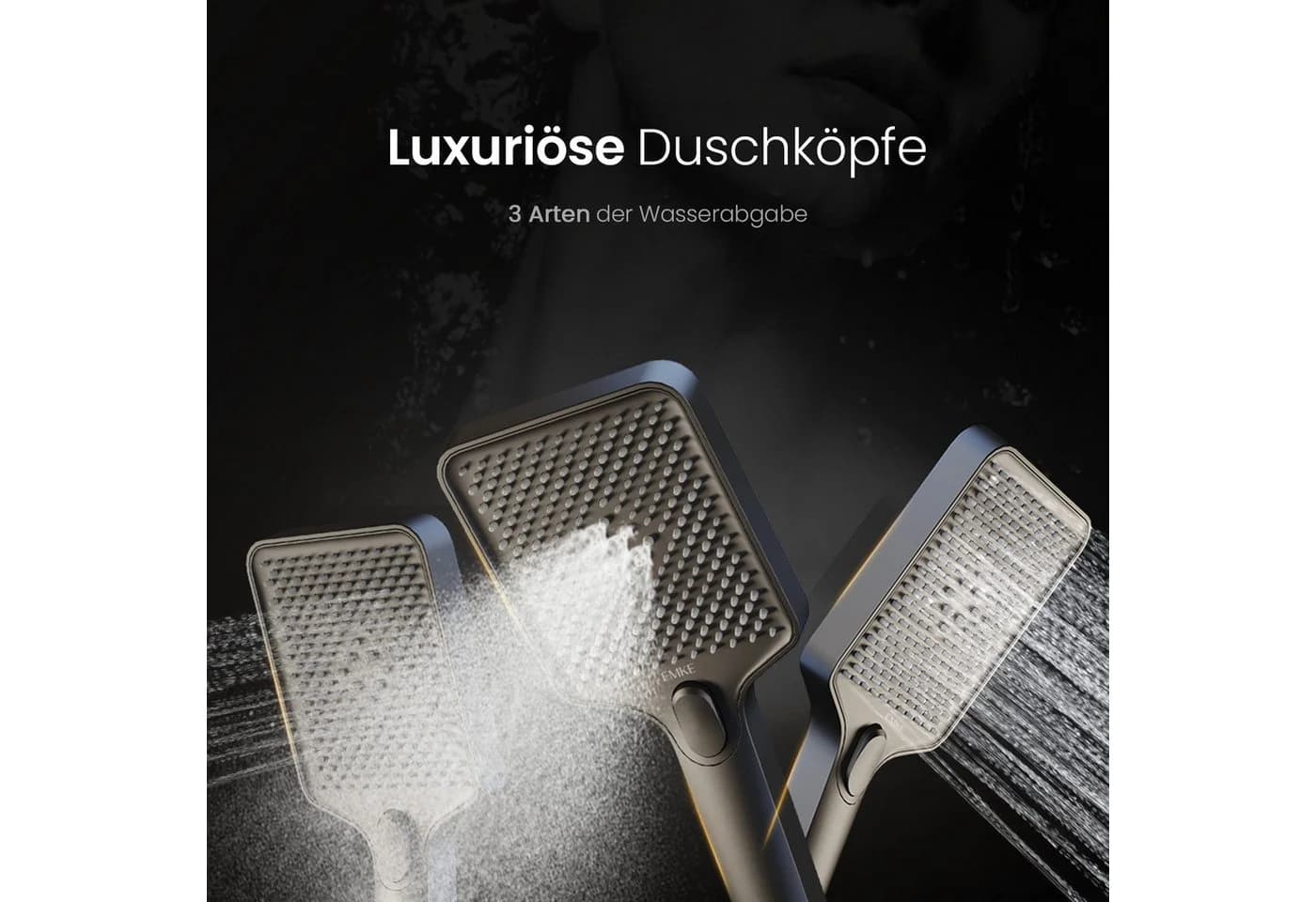 EMKE Duschsystem mit Thermostat 38°C Edelstahl Regendusche - Bild 5