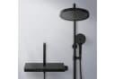 EMKE Duschsystem Thermostat Duschset Chrom mit 32cm Kopfbrause Bild 2
