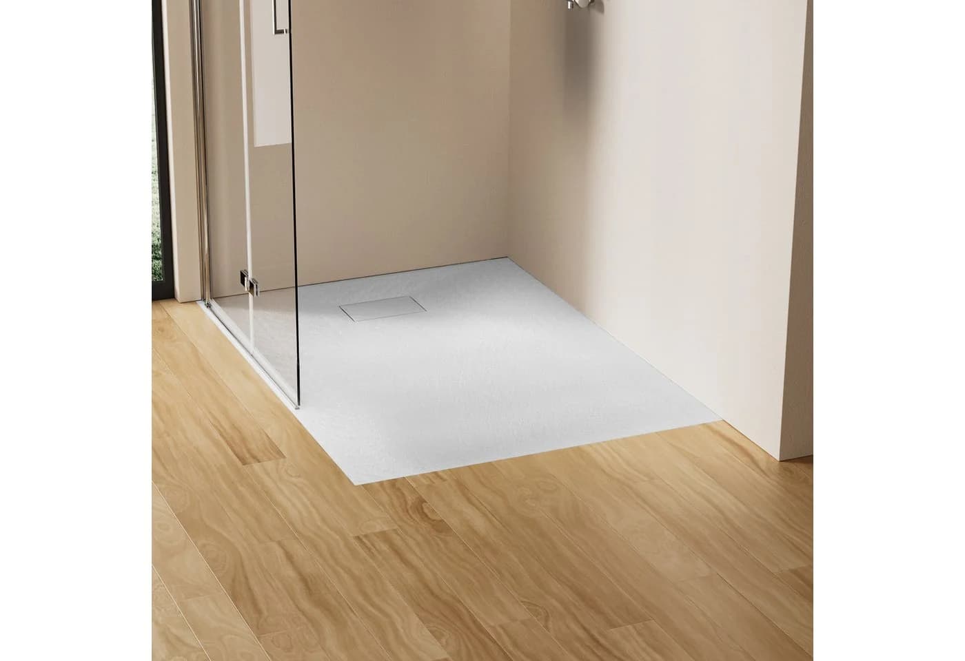 EMKE Duschwanne 90x90 cm SMC Anti-Rutsch