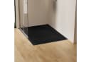 EMKE Duschwanne 90x90 cm Schwarz SMC Anti-Rutsch Bild 1