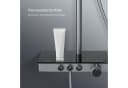 EMKE Duschsystem mit Thermostat Regendusche Schwarz Bild 3